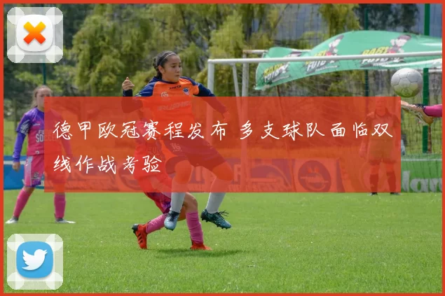 德甲欧冠赛程发布 多支球队面临双线作战考验