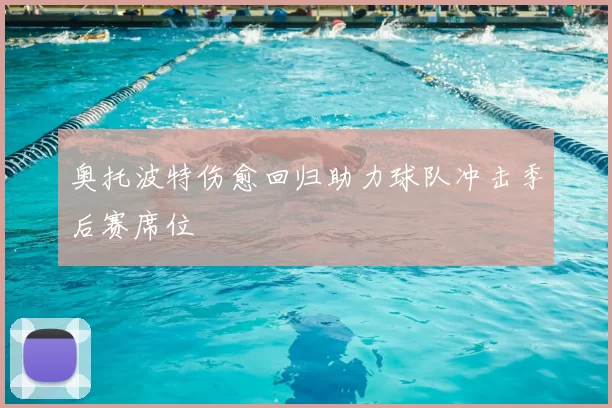 奥托波特伤愈回归助力球队冲击季后赛席位