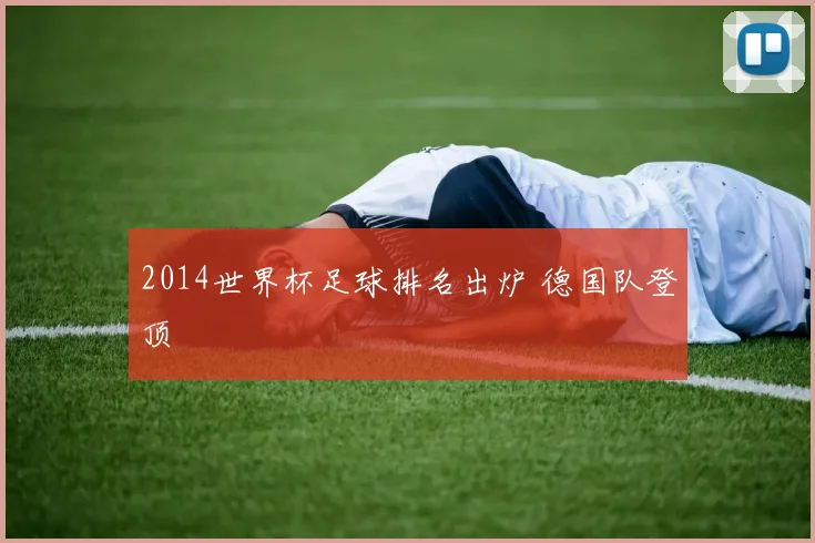 2014世界杯足球排名出炉 德国队登顶